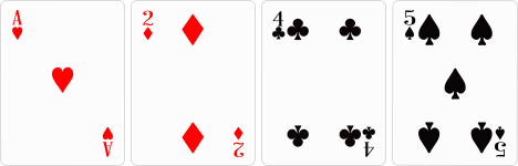 셋트 족보 예시